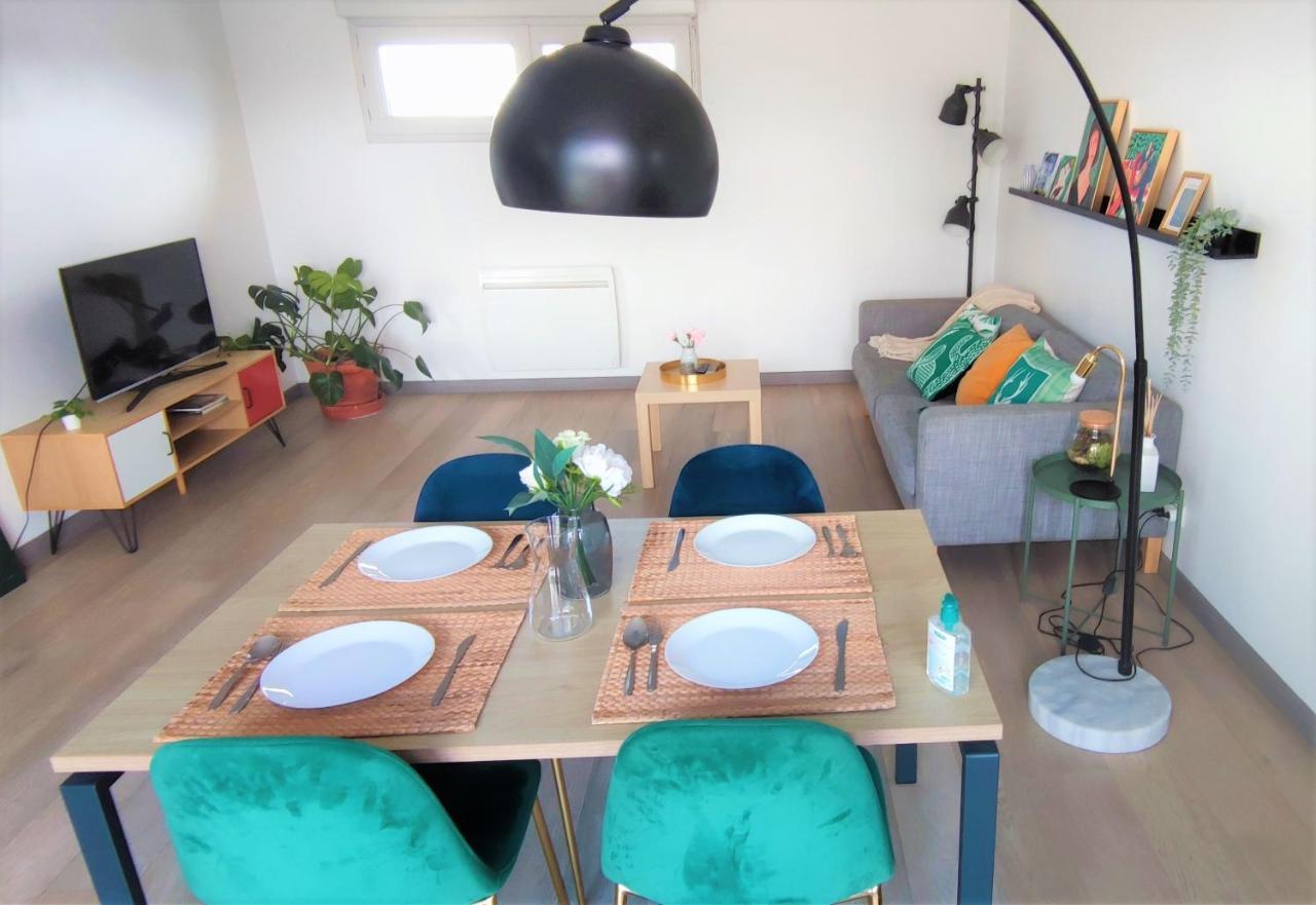 CHIC 2CHAMBRES,70m²+balcon+parking+WIFI 南特 外观 照片
